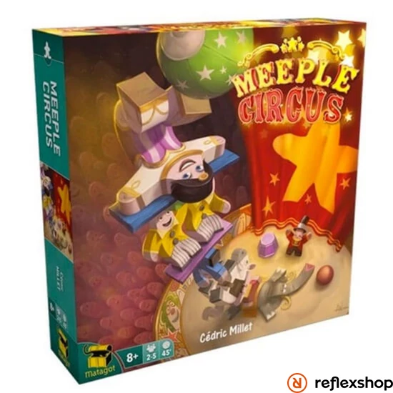 Meeple Circus angol nyelvű társasjáték