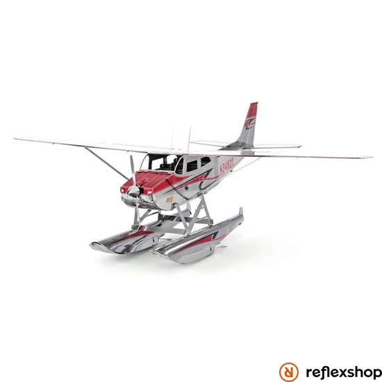 Metal Earth Cessna 182 hidroplán - lézervágott acél makettező szett