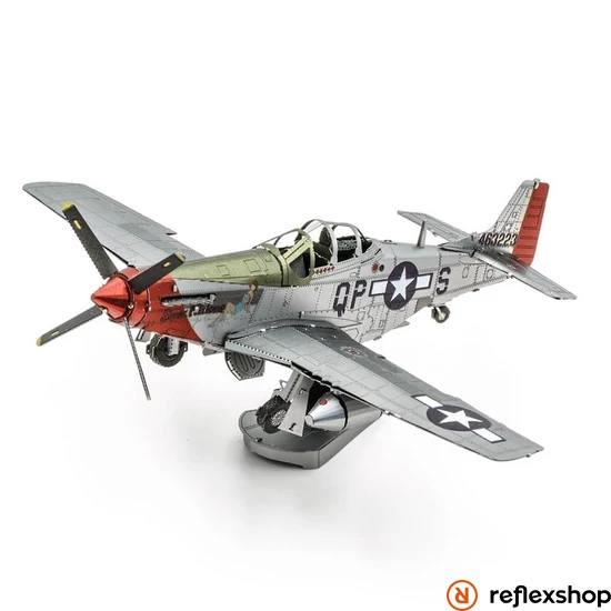 Metal Earth P-51D Mustang Sweet Arlene vadászrepülőgép - lézervágott acél makettező szett