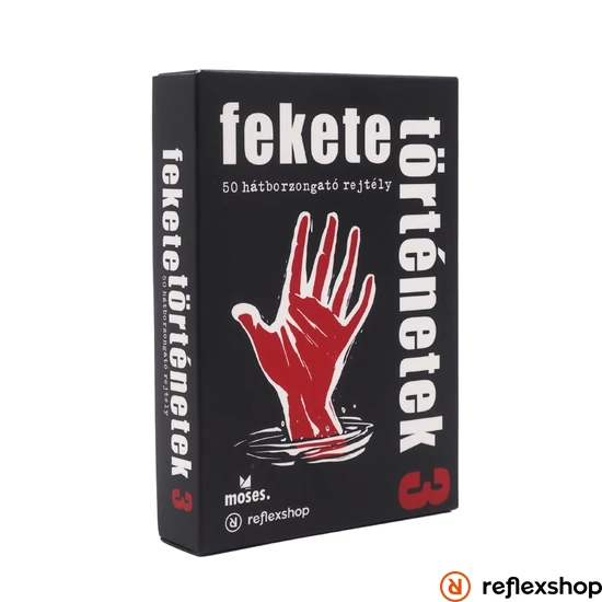 Fekete történetek 3. logisztori rejtvények dobozborító