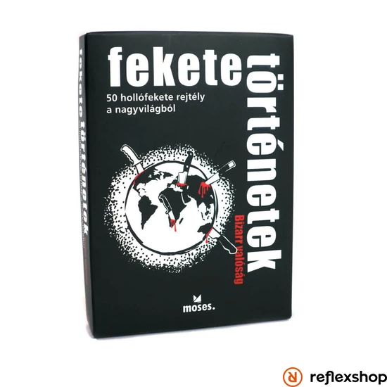 Fekete történetek: Bizarr valóság logisztori rejtvények dobozborító