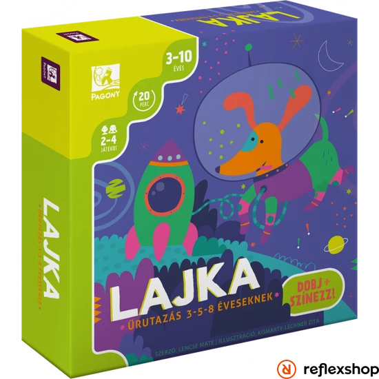 Lajka – Űrutazás 3-5-8 éveseknek társasjáték