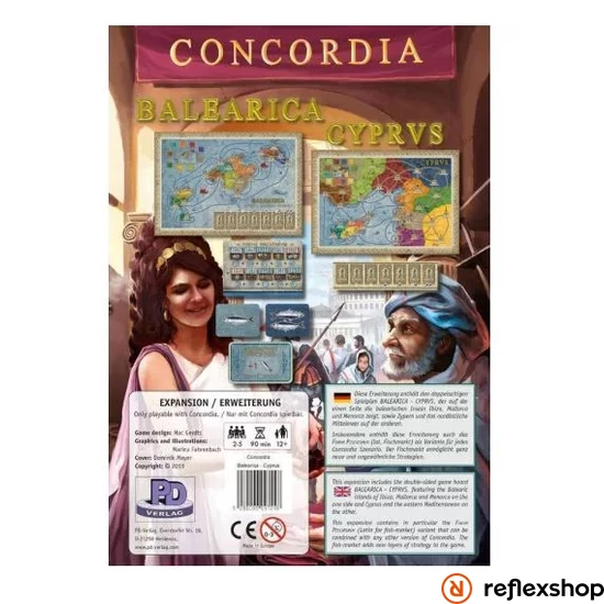 Concordia Balearica/Cyprus ango nyelvű társasjáték
