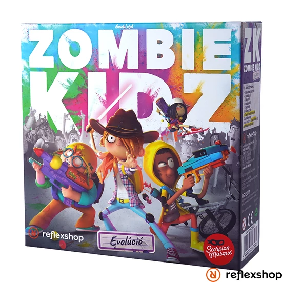 Zombie Kidz: Evolúció társasjáték dobozborító