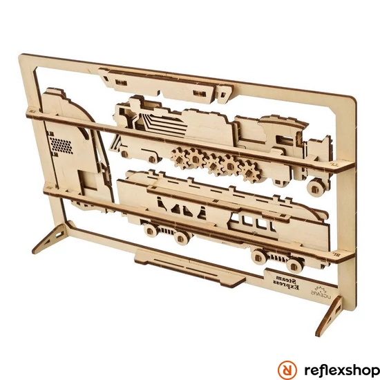 UGEARS Gőzmozdony 2.5D puzzle