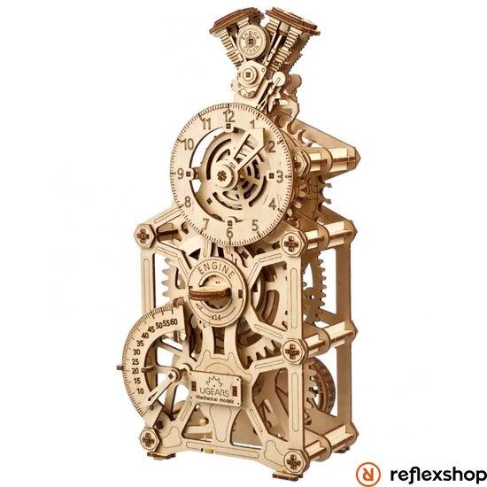 UGEARS Motorblokk óra - mechanikus modell