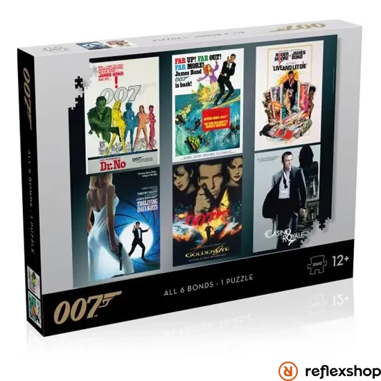 007 James Bond Actor debut 1000 db puzzle