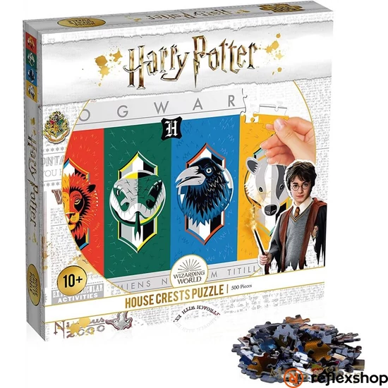 Harry Potter House Crest Herby 500 db puzzle