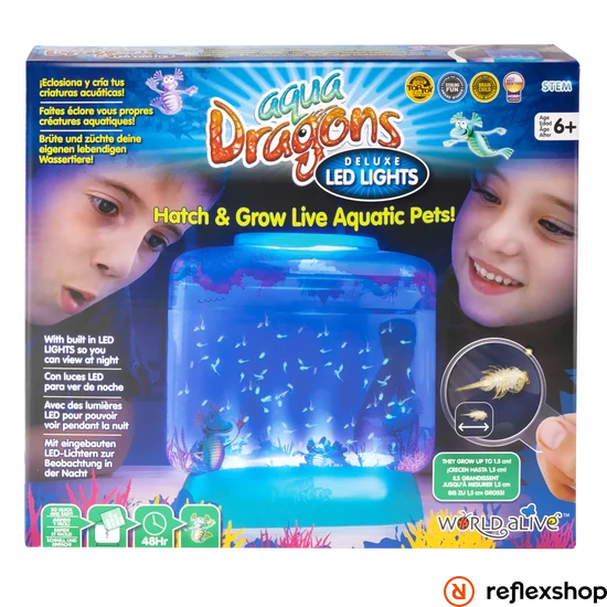 World Alive Aqua Dragons Vízalatti Él?világ - LED Világítással