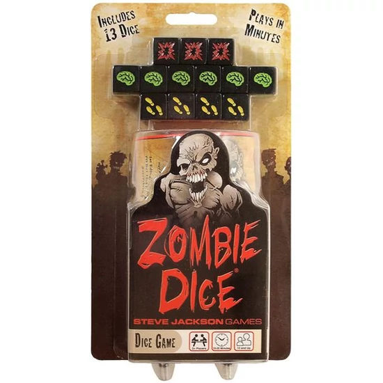 Zombie Dice angol nyelvű társasjáték