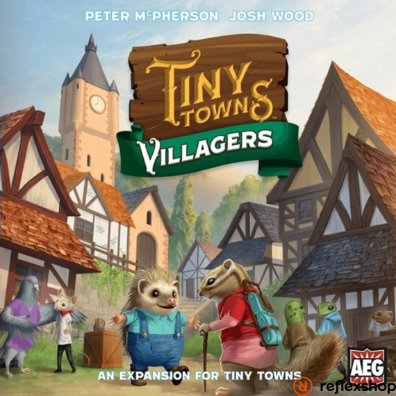 Tiny Towns társasjáték Villagers kiegészítő, angol nyelvű