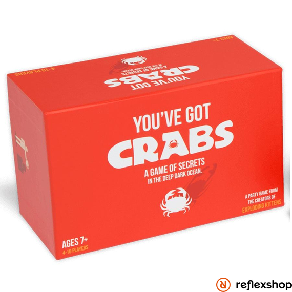 You've got Crabs társasjáték, angol nyelvű társasjáték