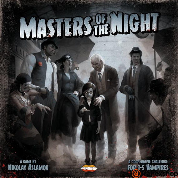 Masters of the Night társasjáték, angol nyelvű