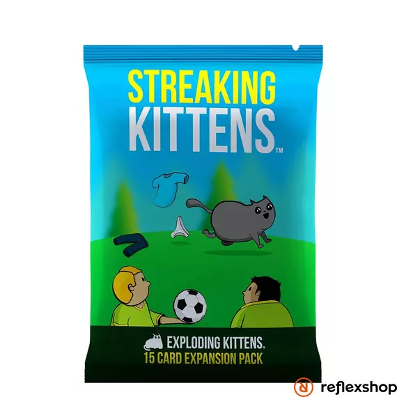 Exploding Kittens angol nyelvű társasjáték Streaking Kittens kiegészítő