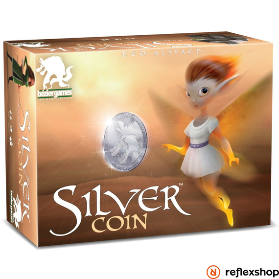 Silver Coin angol nyelvű társasjáték dobozborító