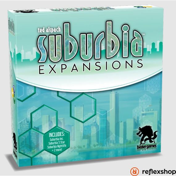 Suburbia társasjáték Expansions kiegészítő, angol nyelvű 