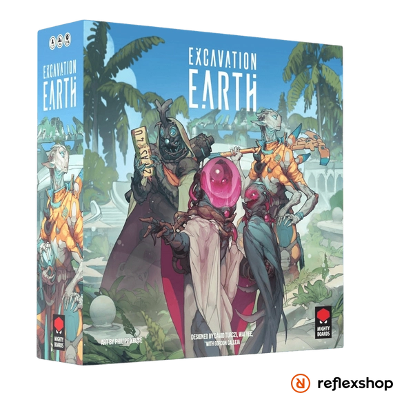 Excavation Earth társasjáték, angol nyelvű