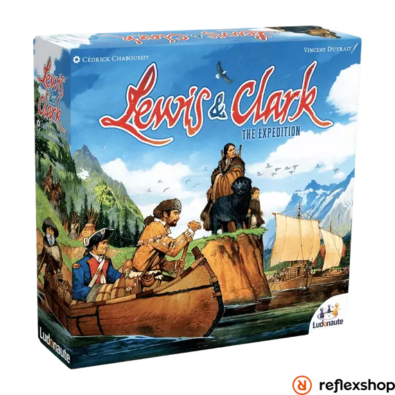 Lewis &amp; Clark The Expedition társasjáték, angol nyelvű