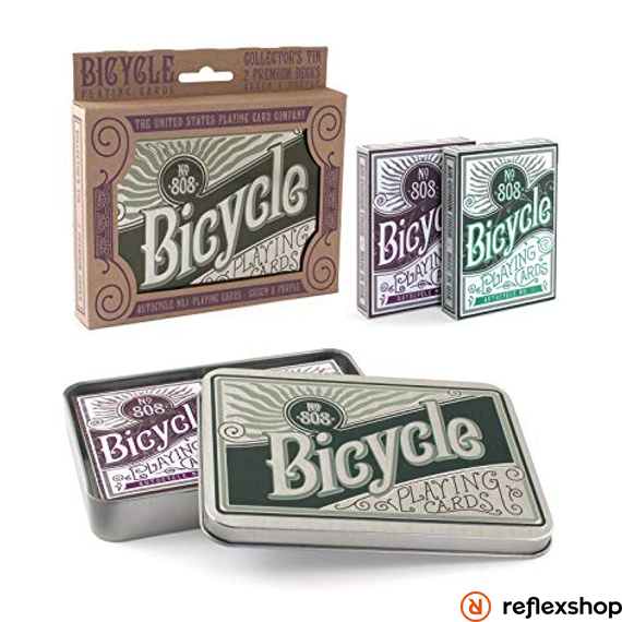 Bicycle Retro Tin Gift kártya