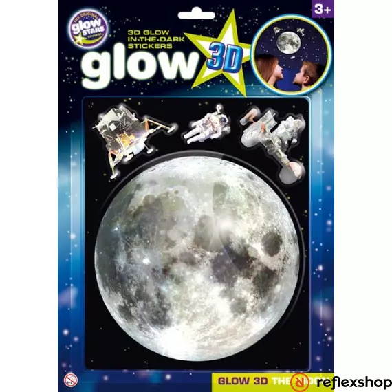 Glow 3D Hold foszforeszkáló matricaszett