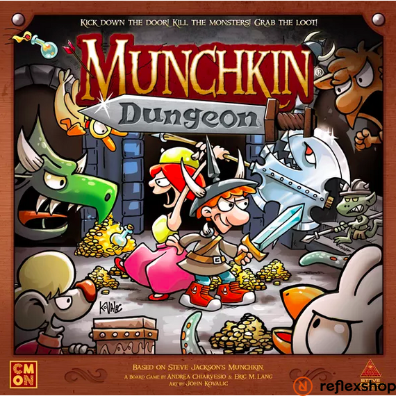 Munchkin Dungeon társasjáték, angol nyelvű 