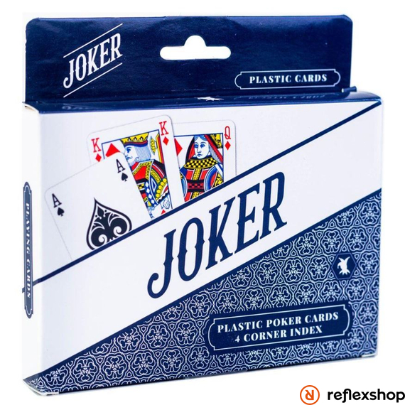 Joker dupla 100% plasztik póker kártya 4 indexes