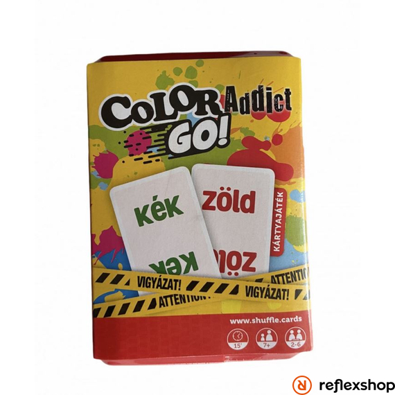 Shuffle - Color Addict GO! - Legyél Te is színfüggő! kártyajáték
