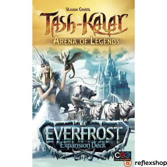 Tash-Kalar társasjáték Everfrost angol nyelvű kiegészítő borítója
