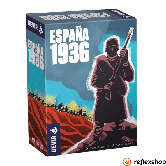 Espana 1936 társasjáték, angol nyelvű