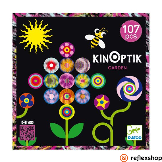 Djeco - Optikai puzzle - Kinoptik Kert 107 db