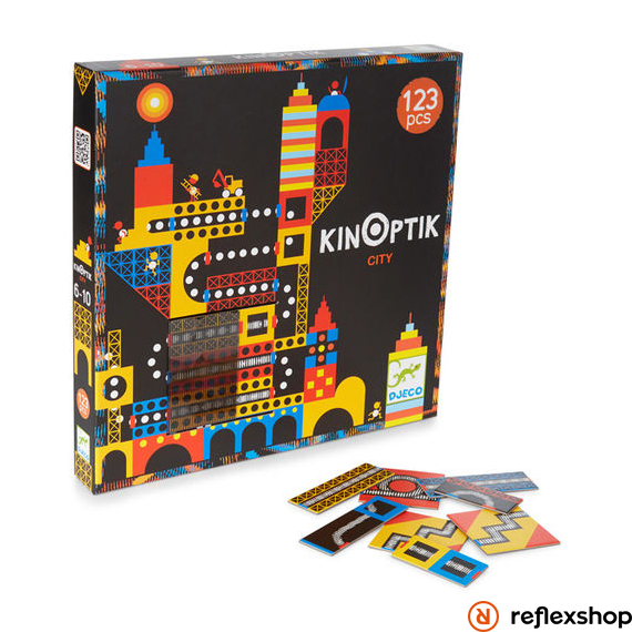 Djeco - Optikai puzzle - Kinoptik Városok 123 db