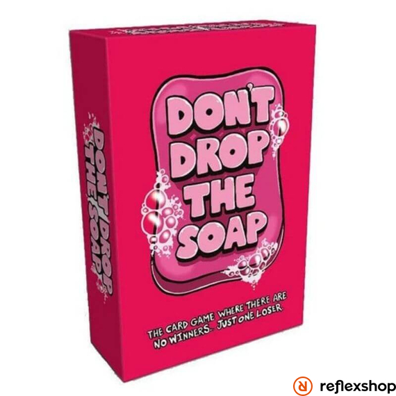 Don't drop the soap társasjáték doboz borító