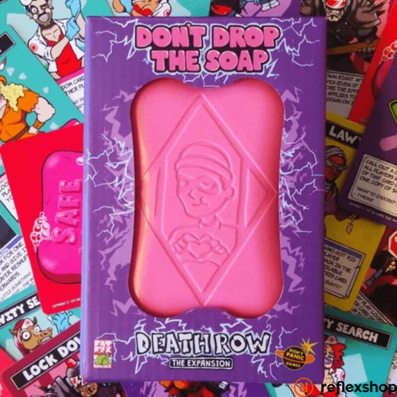 Don't drop the soap: Death row társasjáték kiegészítő doboz borító
