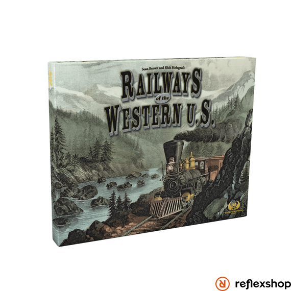 Railways of the World társasjáték Railways of the Western U.S. angol nyelvű kiegészítő (2019-es kiadás)