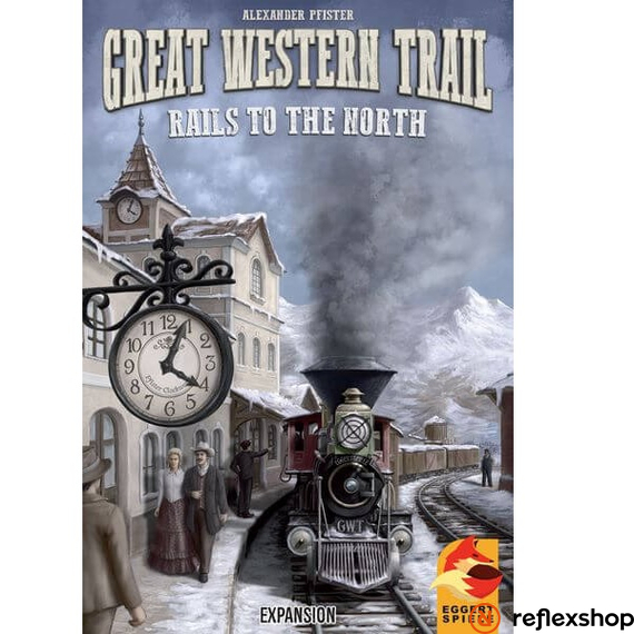Great Western Trail társasjáték Rails to the North kiegészítő, angol nyelvű