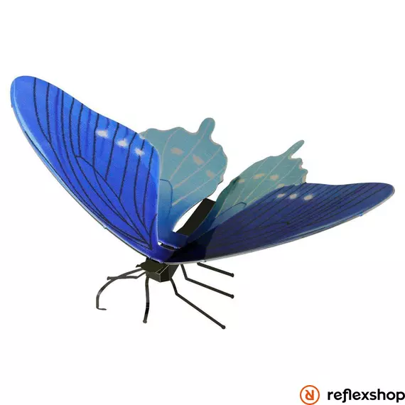 Metal Earth Kék fecskefarkú pillangó