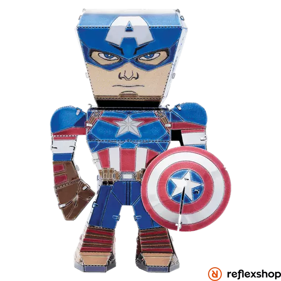Metal Earth Marvel Bosszúállók - Amerika Kapitány mini modell