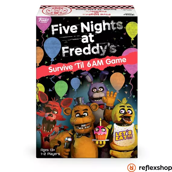 Five Nights at Freddy's: Survive Until 6AM társasjáték, angol nyelvű
