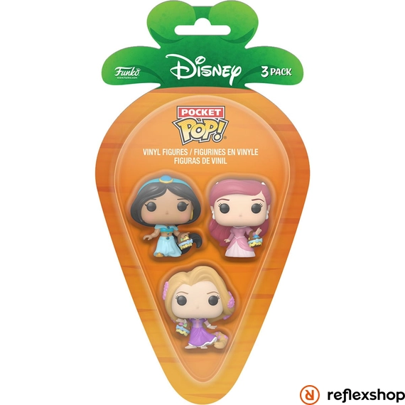 Funko Carrot Pocket POP!: Disney - Rapunzel/ Ariel /Jasmine figura