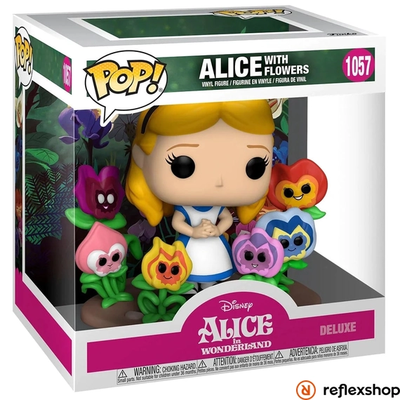 Funko POP! Deluxe Disney: Alice in Wonderland 70th - Alice with Flowers figura #1057