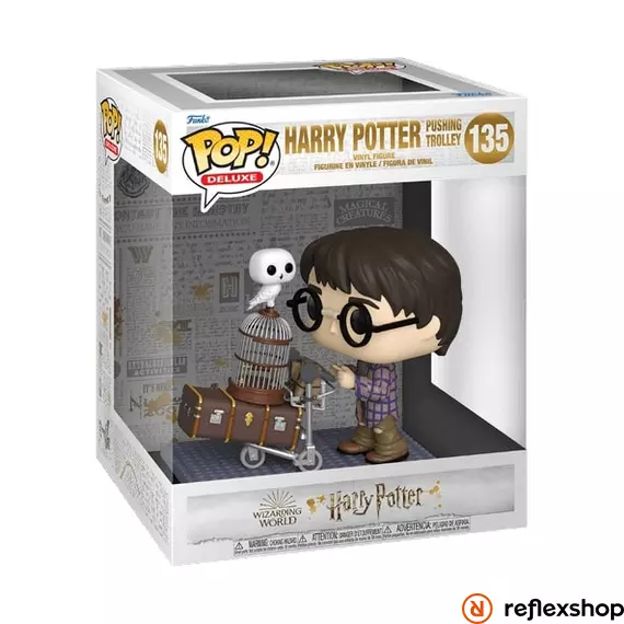 Funko POP! Deluxe: Harry Potter 20th - Harry Pushing Trolley #135