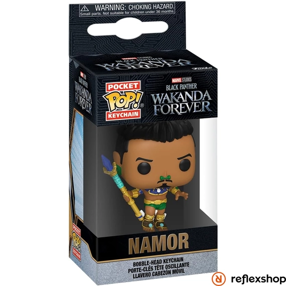 Funko Pocket Pop!: Marvel Black Panther Wakanda Forever - Namor Vinyl Figure Keychain