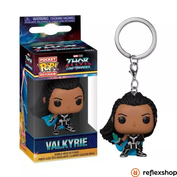 Funko Pocket Pop Marvel : Thor Love and Thunder - Valkyrie Vinyl Figure Keychain