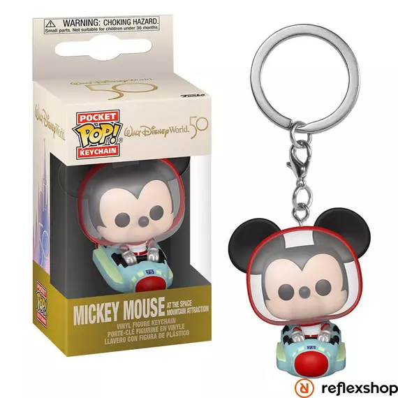 Funko Pocket Pop!: Walt Disney World 50 - Mickey Mouse at the Space Mountain Attraction Vinyl Figure Keychain