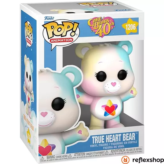 Funko Pop! Animation: Care Bears 40th Anniversary - True Heart Bear* #1206 Vinyl Figure