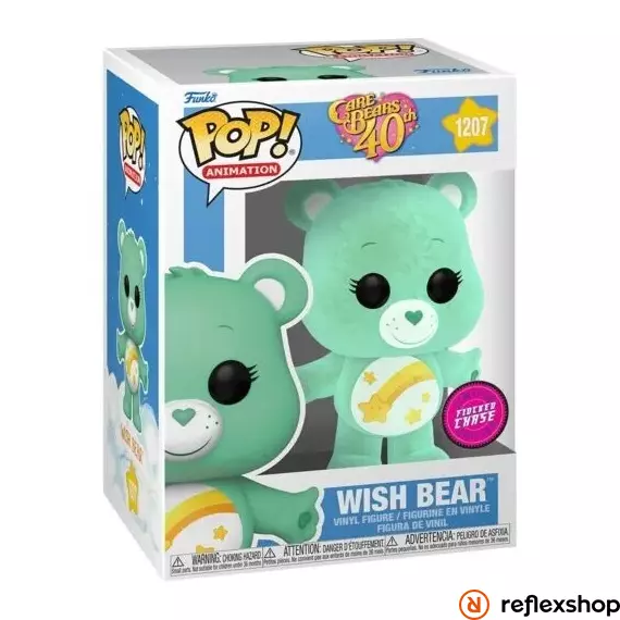 Funko Pop! Animation: Care Bears 40th Anniversary - Wish Bear* #1207 Vinyl Figure chase