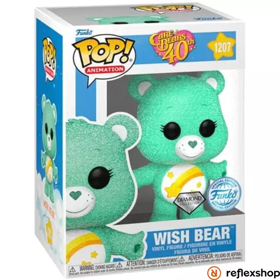 Funko Pop! Animation: Care Bears 40th Anniversary - Wish Bear (DC) (SE) #1207