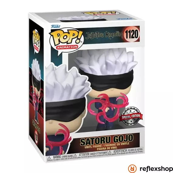 Funko Pop! Animation: Jujutsu Kaisen - Satoru Gojo (Red Tech) (Special Edition) #1120 Vinyl Figure