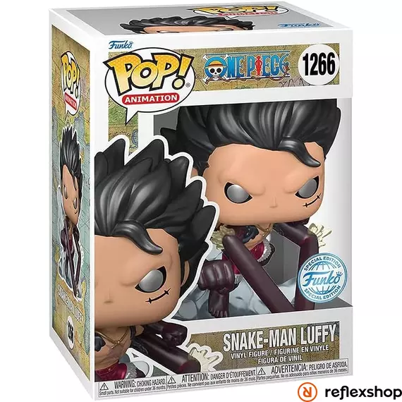 Funko Pop! Animation: One Piece S6 - Snake-Man Luffy (Metallic) (Special Edition) #1266 Vinyl Figure