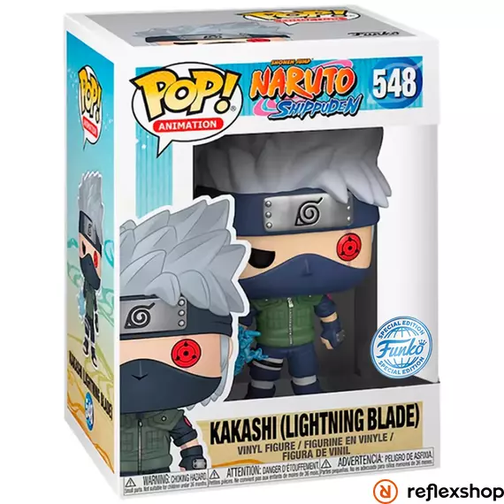 Funko POP! Animation: Naruto Shippuden - Kakashi (Lightning Blade) (Special Edition) #548 Vinyl Figure #548